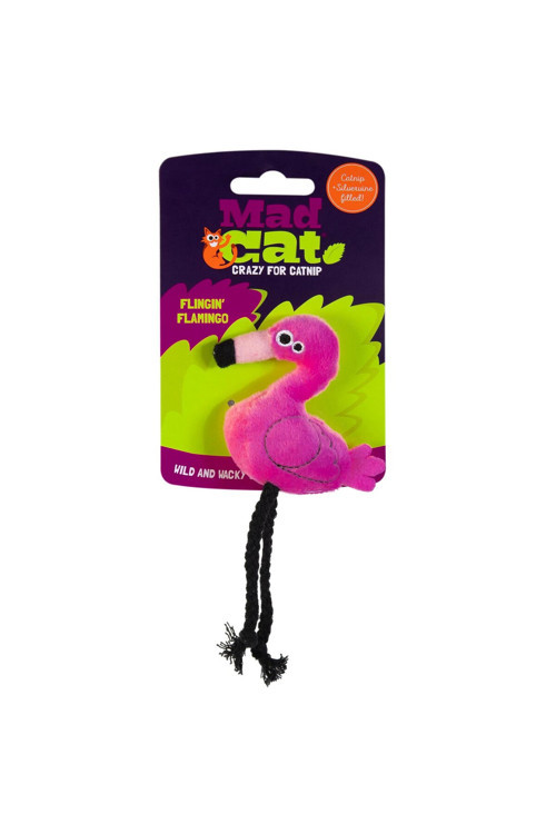 Mad Cat Flingin Flamingo Kedi Otlu Ve Matatabili Kedi Oyuncağı