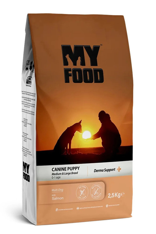 Orta&Büyük Irk Yavru Köpek Maması Somonlu– 2.5 Kg