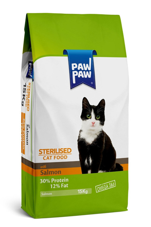 Kısırlaştırılmış Yetişkin Kedi Maması Somonlu 15 Kg