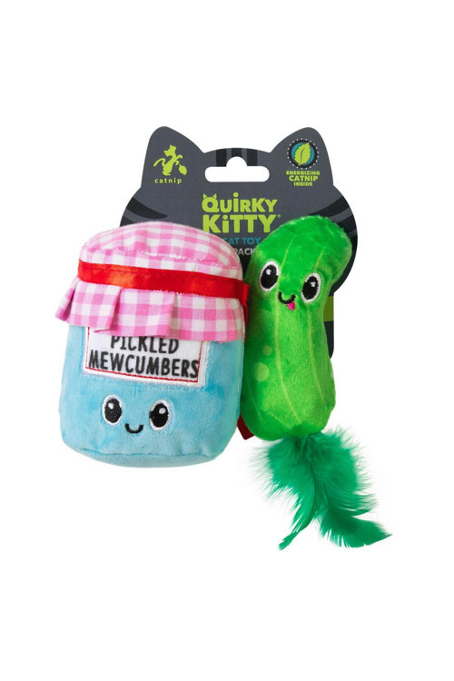 Pickled Mewcumber Kedi Otlu Ve Matatabili 2'Li Kedi Oyuncağı