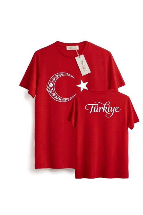 2026 Dünya Kupasına Özel Tasarım Türkiye Ve Ay Yıldız Motifli T-Shirt Editörün Seçimi