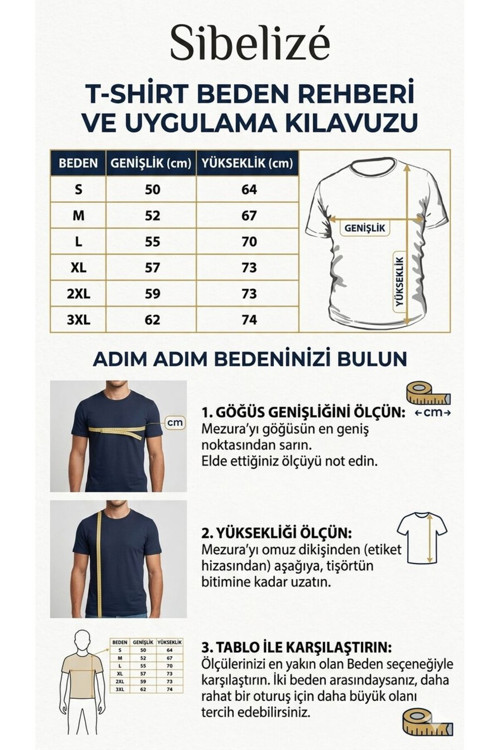 Kübik İllüstrasyon Tasarım Baskılı Kompact T-Shirt