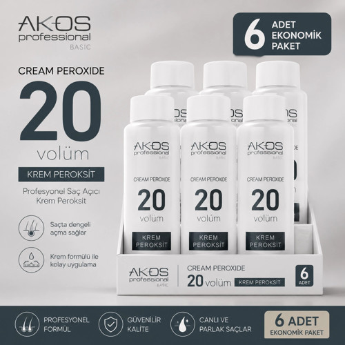 Krem Peroksit 20 Volüm %6 60ML-10 Adet