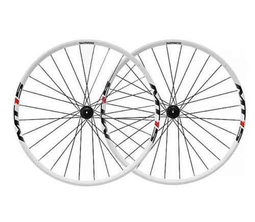 Wh-Mt15 Ön/Arka 26''Jant Seti Beyaz Qr-Mandal Centerlock Disk Kaset Dişli Jant Seti