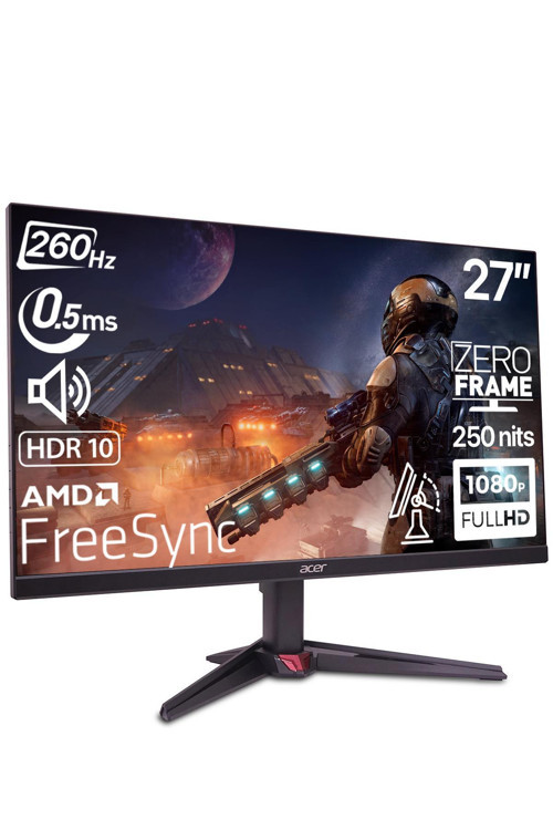 Nitro VG270W5bmiipx 27" 260Hz 0.5ms ZeroFrame VA FHD MM AMD FreeSync HDR10 SRGB Gaming Monitör