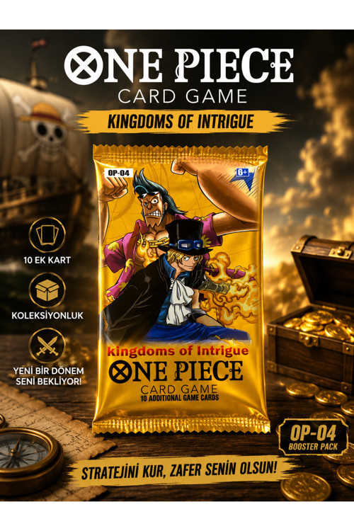 One Piece Card Game Booster Yellow Pack 1 Paket Trading Cards - 10 kart (İNGİLİZCE VERSİYON)