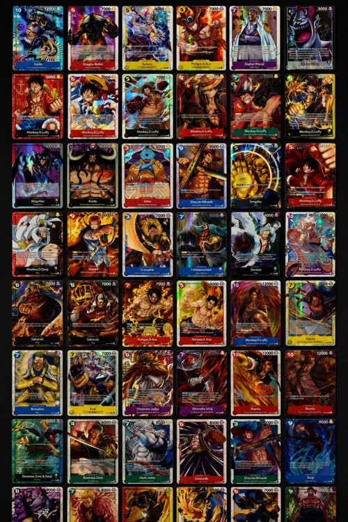 One Piece Oyun Kartı - 55 Adet İNGİLİZCE KOLEKSİYONLUK