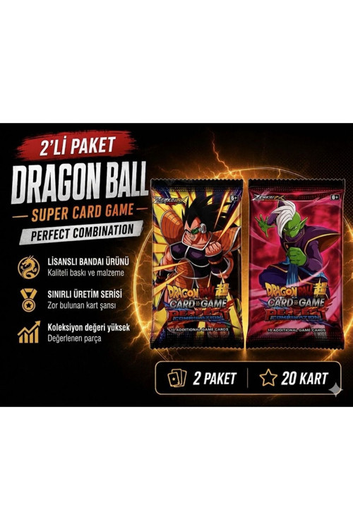DRAGONBALL BOOSTER KOLEKSİYON KART PAKETİ 2 PAKET 20 KART