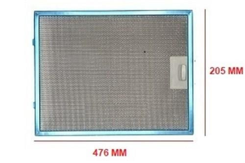 Alüminyum Aspiratör Filtre 205X476 Mm