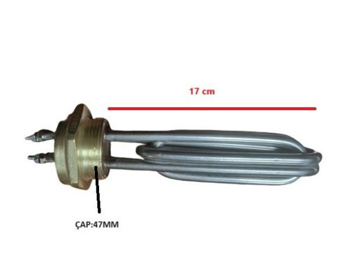 Rezistans 1 1/2" 2*2500W (5000W) L:17Cm 220V