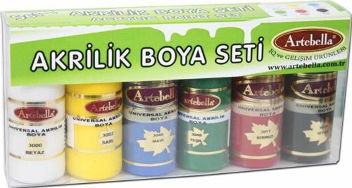 6'lı Universal Akrilik Boya 30 ml Set 1