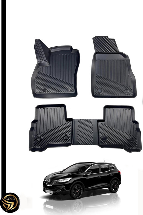 Renault Kadjar 2014+ 3D Havuzlu Oto Paspas Kauçuk Sky