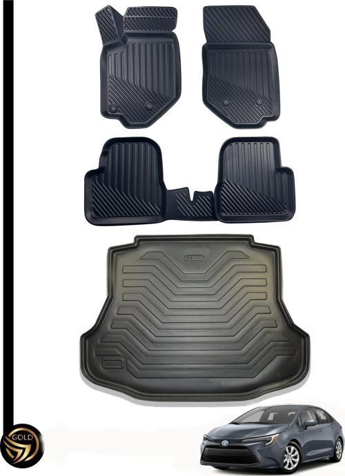 Toyota Corolla 2019-2024 Sedan 3D Havuzlu Paspas + İkili Set