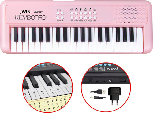 CMK-1237 37 Tuşlu Elektronik Org (Etiket. Adaptör Hediye) - Pembe
