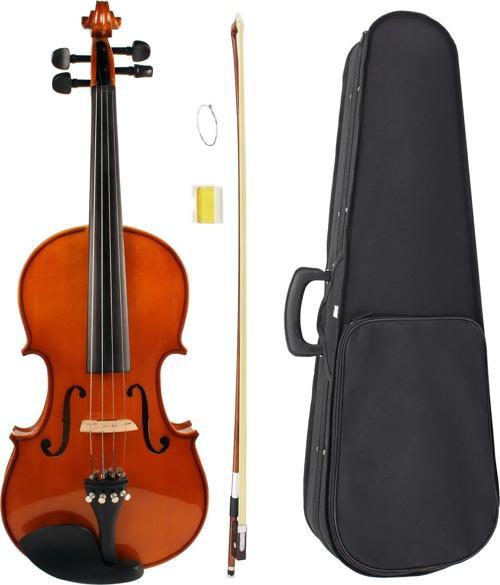 VL-800S 4/4 Çantalı Tam Boy Keman - Parlak Ahşap