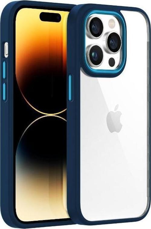 Iphone 14 Pro New Air Bumper Kılıf Blue
