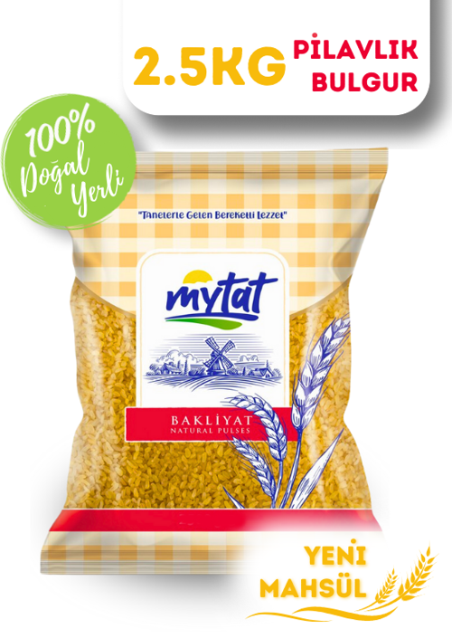 Doğal Yerli Üretim Pilavlık Bulgur 2.5 kg