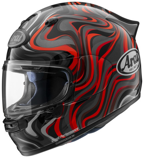 Quantic Swirl Red Kask