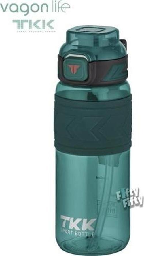 Tkk Su Matarası 600 Ml Koyu Yeşil Tk019