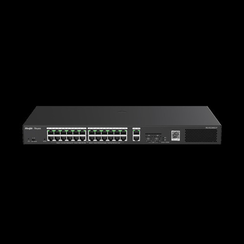 -REYEE RG-ES228GS-P 24XGE-2XGE/SFP 370W POE SWİTCH