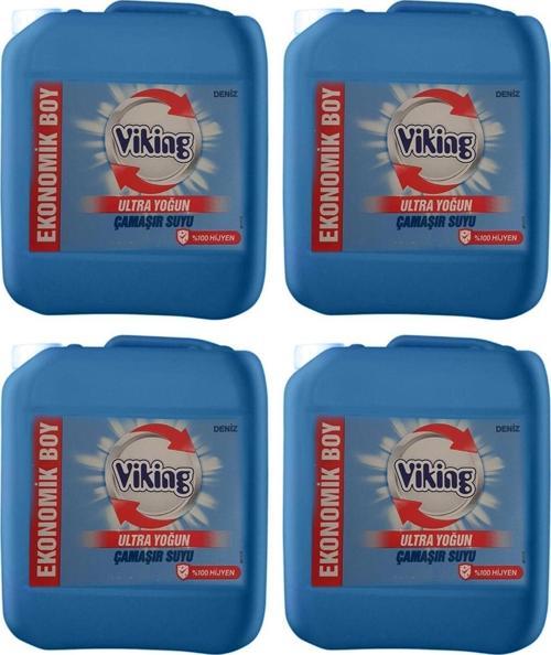 Viking Yoğun Kıvamlı Çamaşır Şuyu Deniz 3,5 Litre 4 Adet