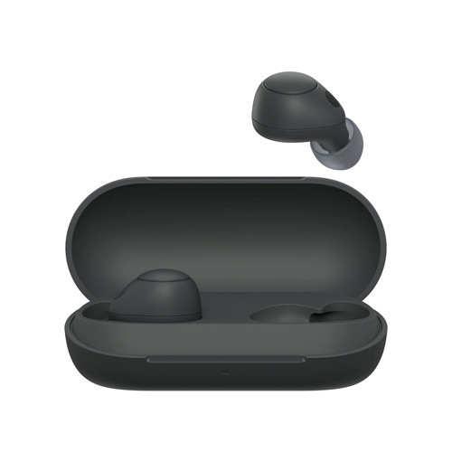 WF-C700N kablosuz, Bluetooth, gürültü önleyici kulaklık (Bluetooth çok noktalı bağlantıya sahip küçük, hafif kulaklık, IPX4, 20 saate kadar pil ömrü, hızlı şarj, iOS ve Android) siyah
