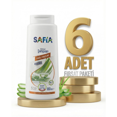Yağlı Saçlar Şampuan 6x650 Ml
