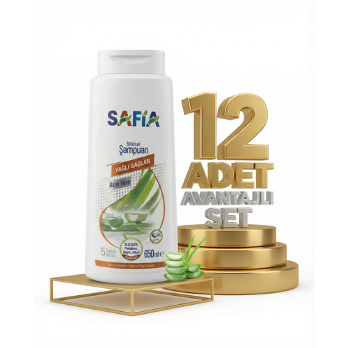 Yağlı Saçlar Şampuan 12x650 Ml