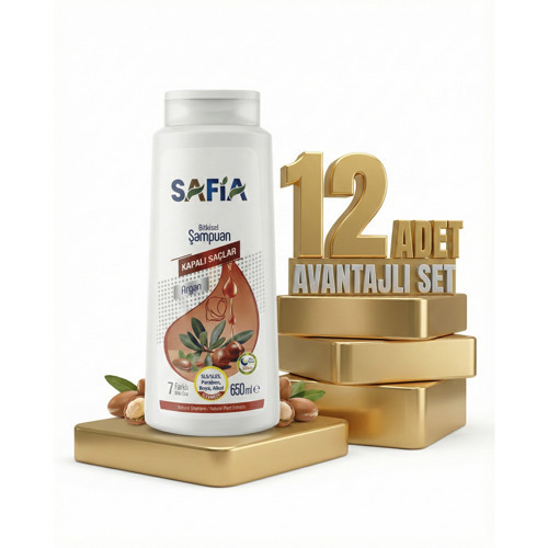 Kapalı Saçlar Şampuan 12x650 Ml