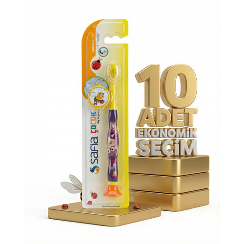 Çocuk Yumuşak Soft Diş Fırçası 10lu