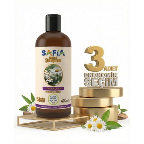 Tüm Saçlar İçin Şampuan 3x400 Ml