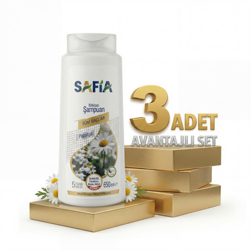 Tüm Saçlar Şampuan 3x650 Ml