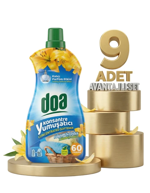 Konsatre Yumuşatıcı Lityum Lotus 9x1500 Ml