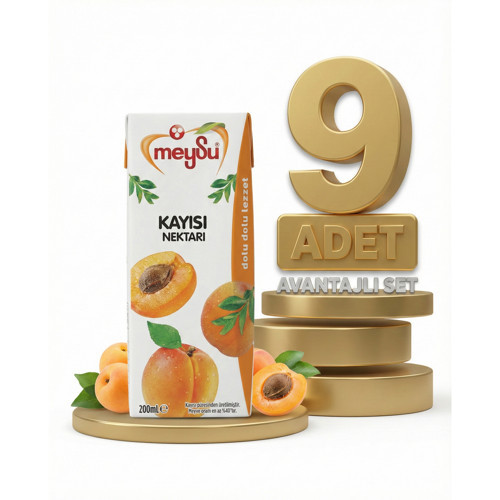 Nektar Kayısı 9x200 Ml