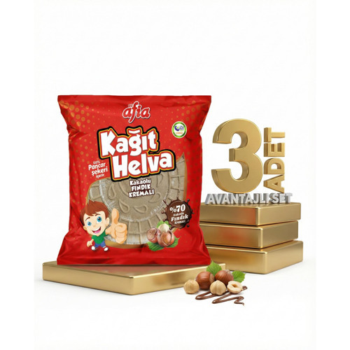 Kakaolu Kağıt Helva 3x45 Gr