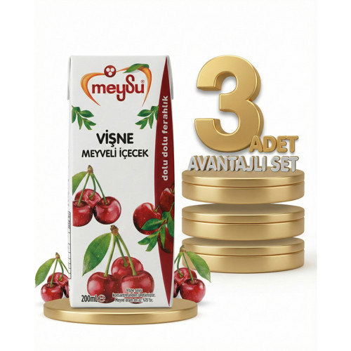 Nektar Vişne 3x200 Ml