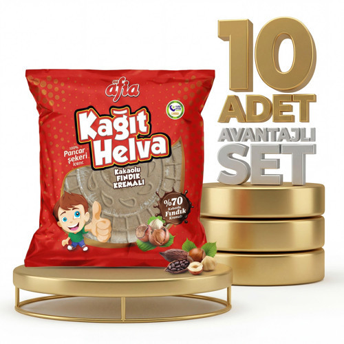Kakaolu Kağıt Helva 10x45 Gr