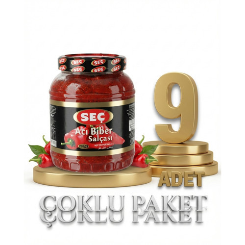 Acı Biber Salçası 9x1600 Gr
