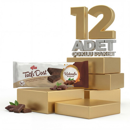 Tatlı Dost Kakao Kremalı Gofret 12x140 Gr
