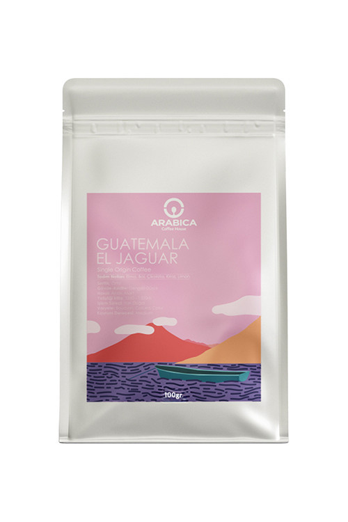 Guatemala El Jaguar 100g Öğütülmüş Kahve Taze Kavrulmuş