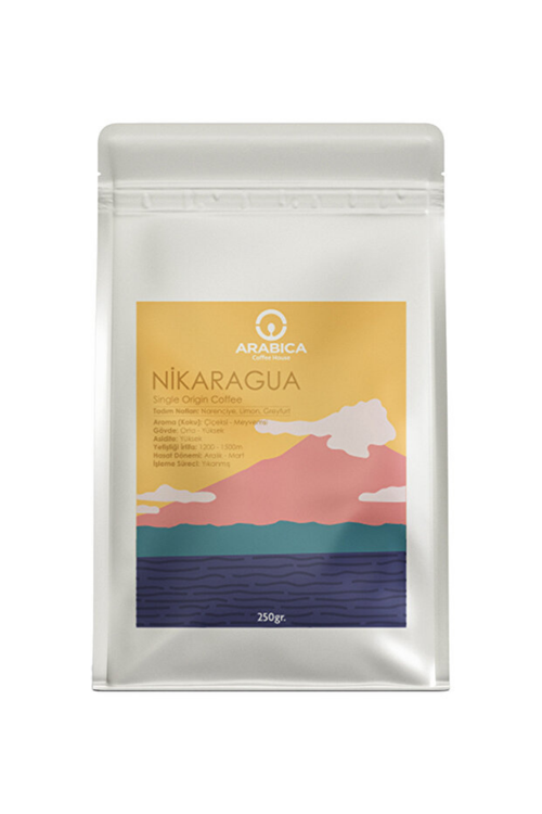 Nikaragua San Jose Estate 250g Öğütülmüş Kahve Taze Kavrulmuş