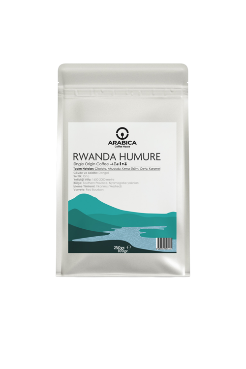 Rwanda Humure Öğütülmüş Kahve 250g Nitelikli Orta Kavrulmuş