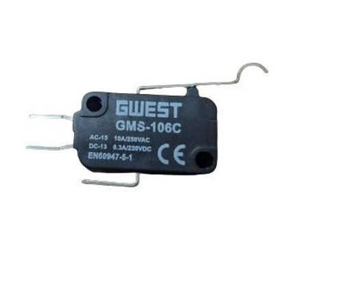 Kıvrık Kollu Mikro Swıtch 10A (Gms-106C)
