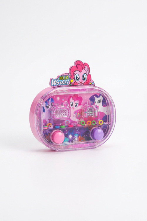 Işıklı Su Oyunu My Little Pony Suda Halka Geçirme Nostaljik El Atarisi Pilsiz Su ile Çalışan 3+ Yaş