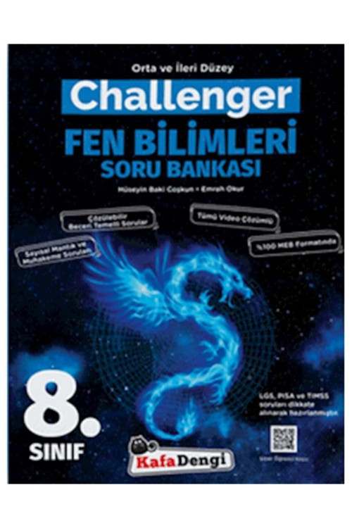 2026 Lgs 8. Sınıf Lgs Fen Bilimleri Challenger Soru Bankası Kafadengi Yayınları