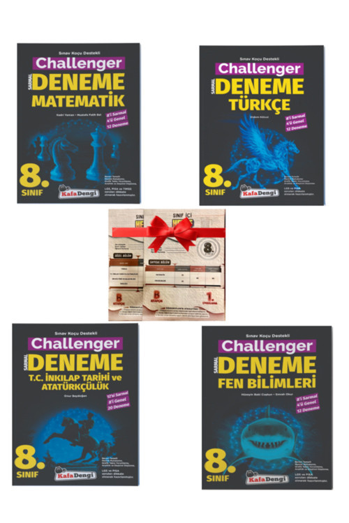 Kafadengi 8. Sınıf Lgs Challenger Branş Denemesi (Türkçe+Matematik+Fen+İnkılap) +Genel Deneme Sınavı