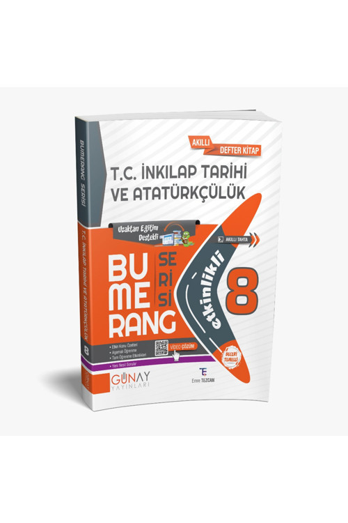 8. Sınıf Sosyal Bilgiler Bumerang Etkinlikli Kitap Konu Anlatımlı Soru Bankası