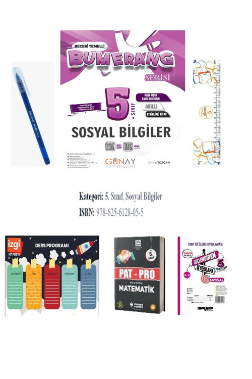 5.Sınıf Bumerang Sosyal Bilgiler Hediyeli