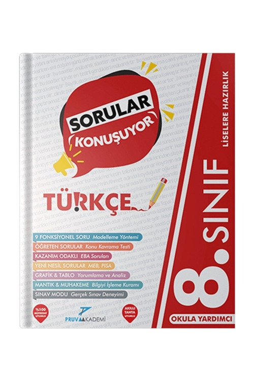 8. Sınıf Türkçe Sorular Konuşuyor Soru Bankası