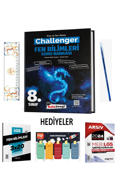 8.Sınıf Challenger Fen Bilimleri Soru Bankası